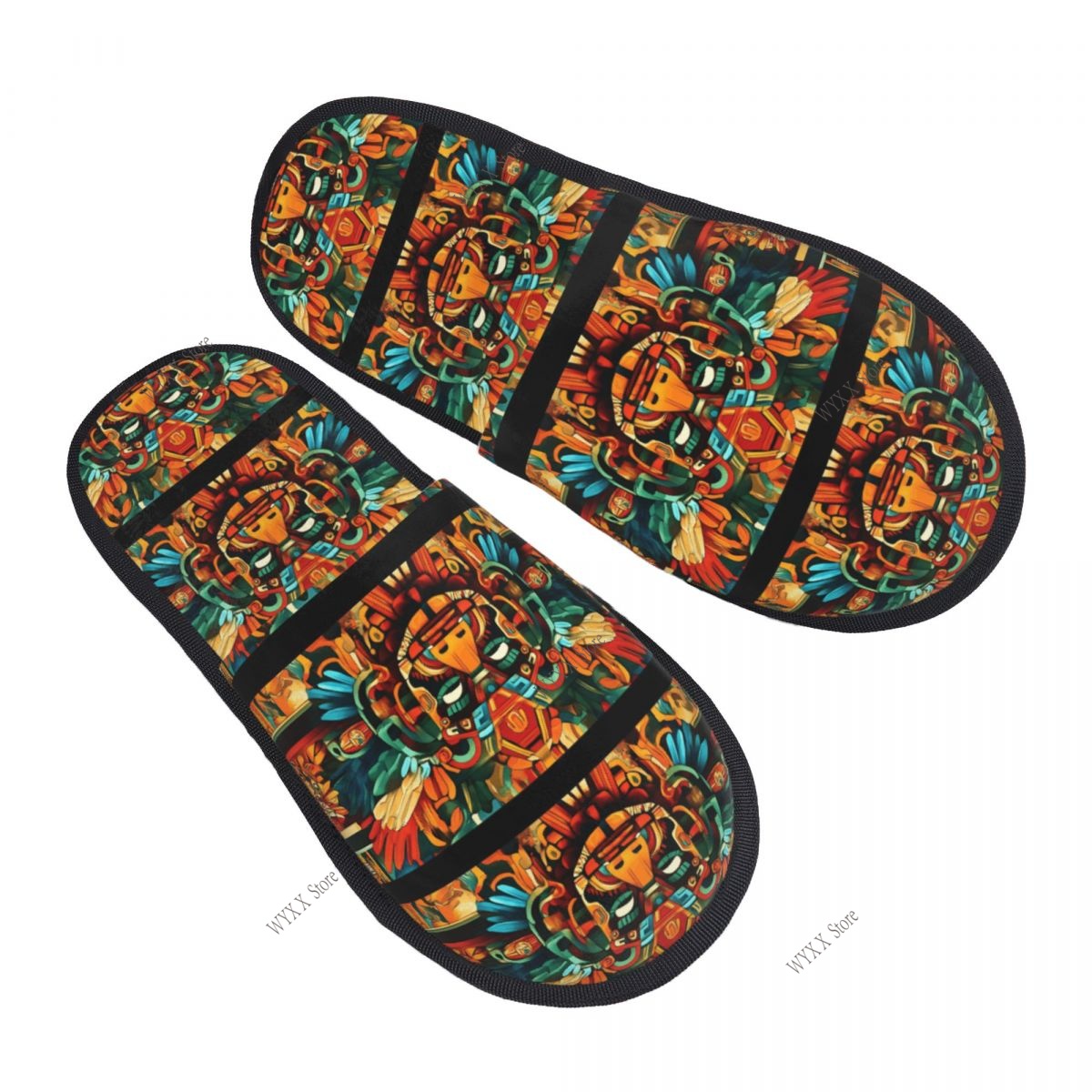 Ethnic Fashion House - Klapki z futerkiem dla kobiet i