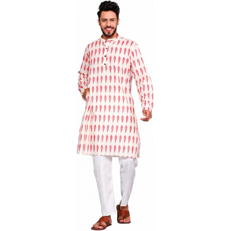 Kurta Men Cotton - Męski zestaw kurta i piżama z