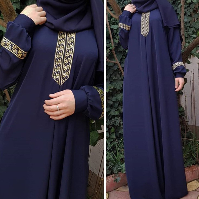Ethnic Fashion Dubai - Muzułmański styl etniczny Print Abayas Plus