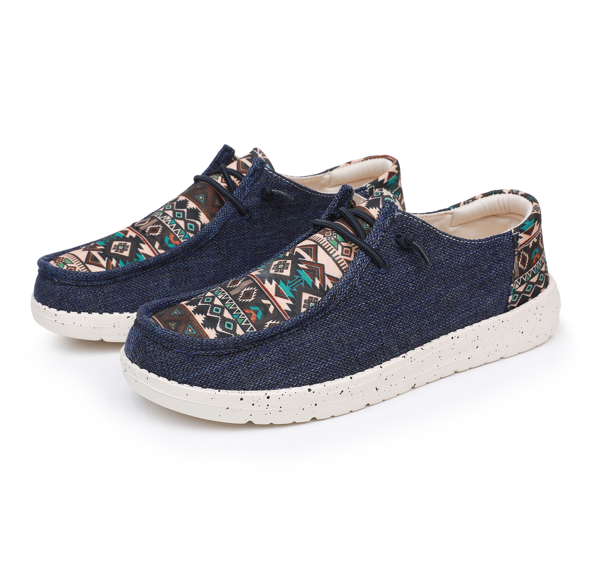 Ethnic Fashion Men - Ręcznie Robione Tkane Buty Męskie Trampki