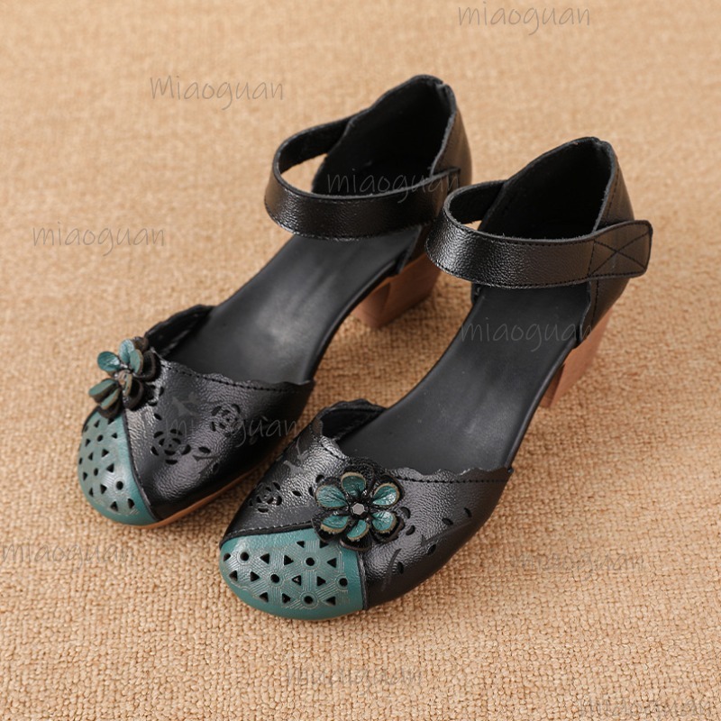 Ethnic Fashion Women - Sandały gladiatorki z wycięciami na palcach,