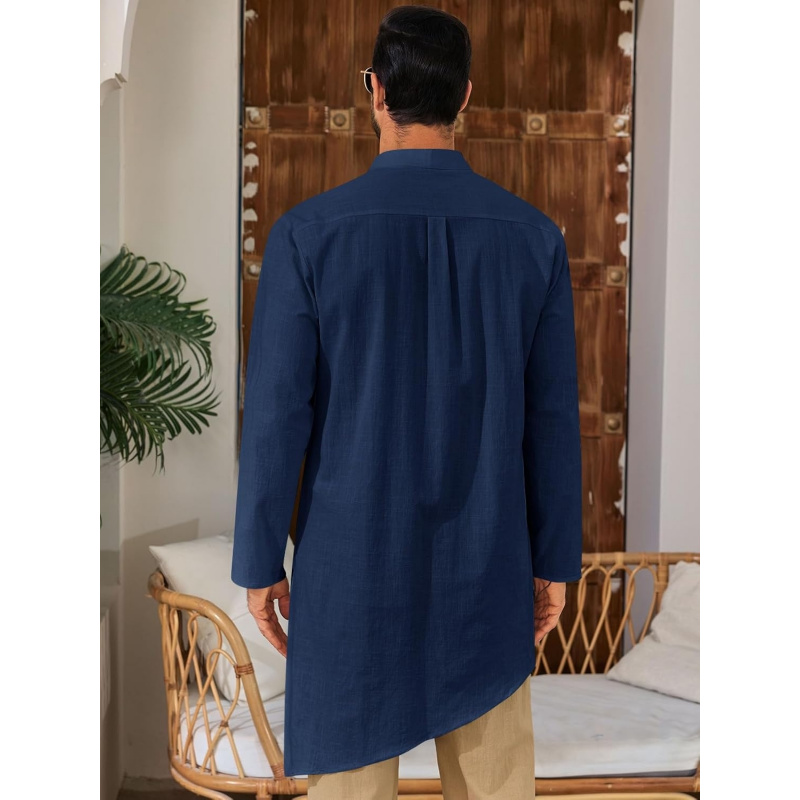 Męski kaftan szata thobe baweł – Kurta Men Cotton recenzja i cena