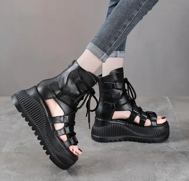 Botki damskie ze skóry natural – Ethnic Fashion Women recenzja i cena