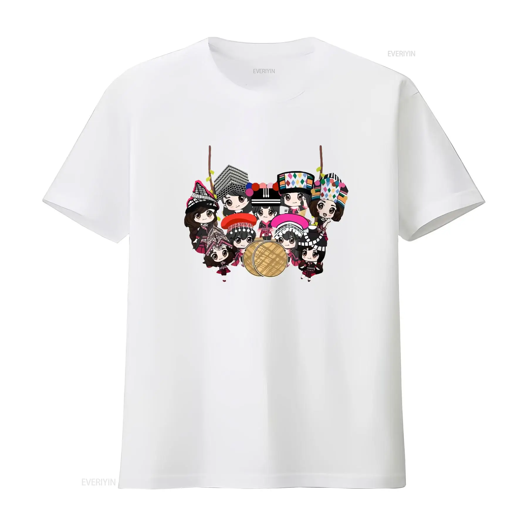 Koszulka z nadrukiem 9 dziewcz – Fashion Ethnic Wear For Men recenzja i cena