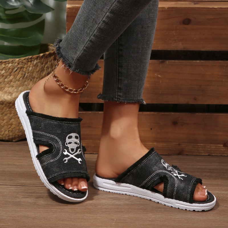 Letnie modne haftowane klapki  – Ethnic Fashion Walk recenzja i cena