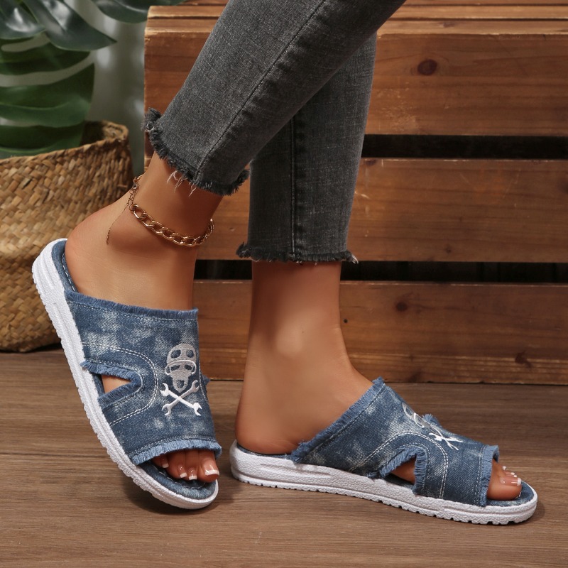 Letnie modne haftowane klapki  – Ethnic Fashion Walk recenzja i cena
