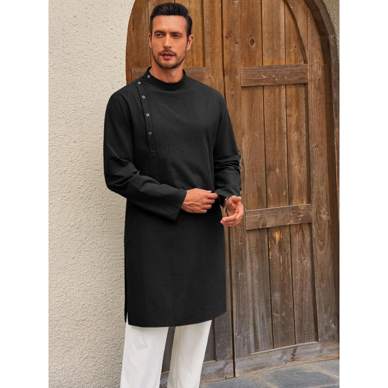Męski kaftan, toba, szata, kos – Kurta Men Cotton recenzja i cena