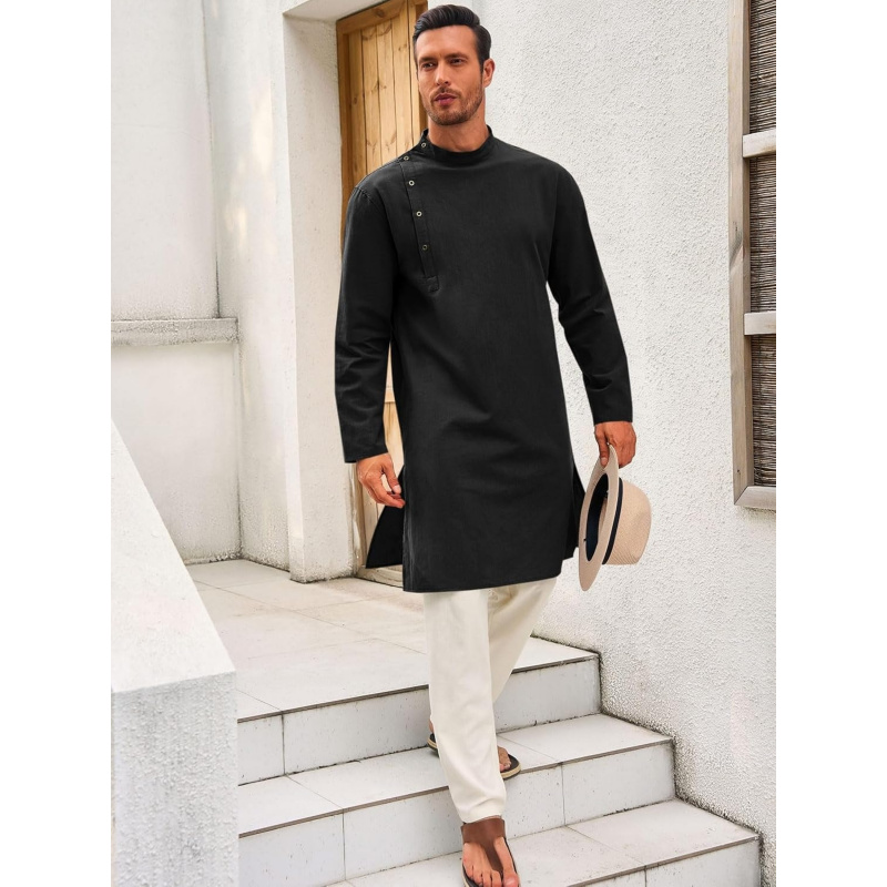 Męski kaftan, toba, szata, kos – Kurta Men Cotton recenzja i cena