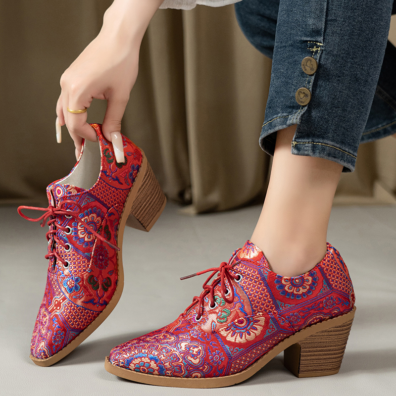 Botki damskie etniczne wiosenn – Ethnic Fashion Women recenzja i cena