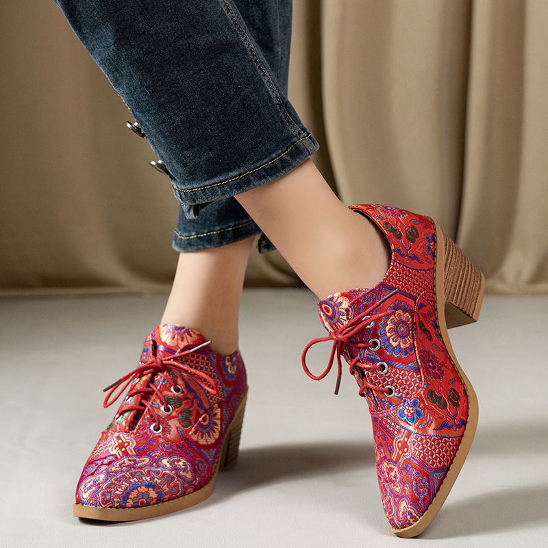 Botki damskie etniczne wiosenn – Ethnic Fashion Women recenzja i cena