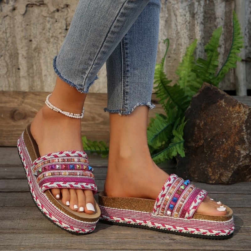 Damskie sandały w stylu boho,  – Ethnic Fashion Women recenzja i cena