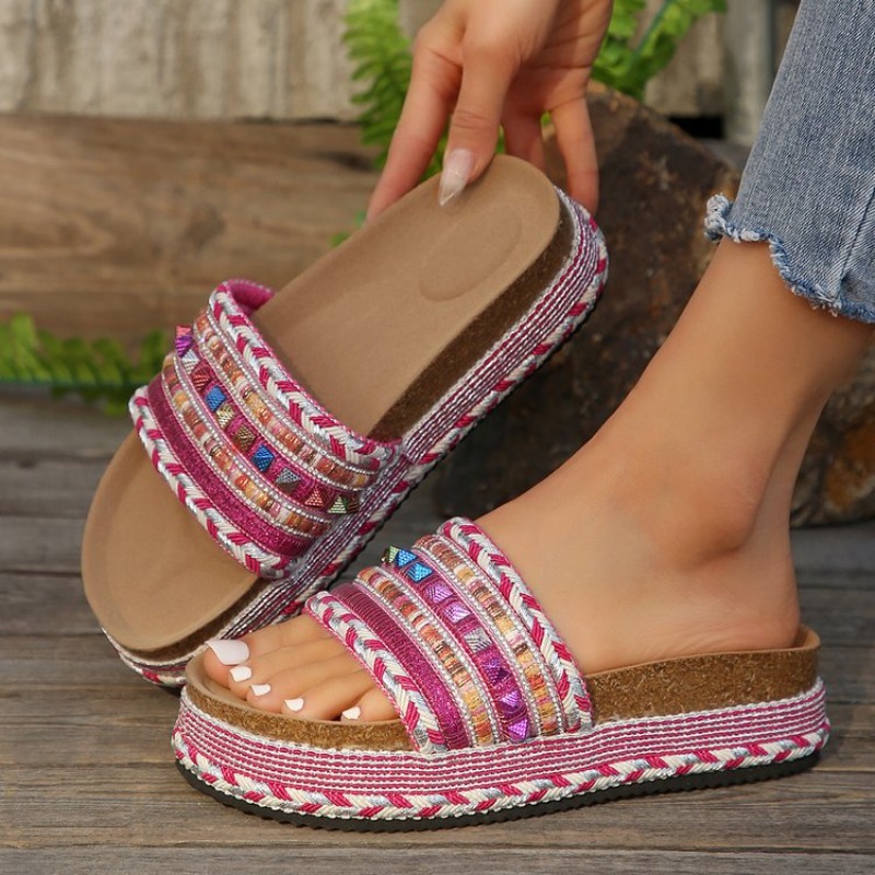 Damskie sandały w stylu boho,  – Ethnic Fashion Women recenzja i cena