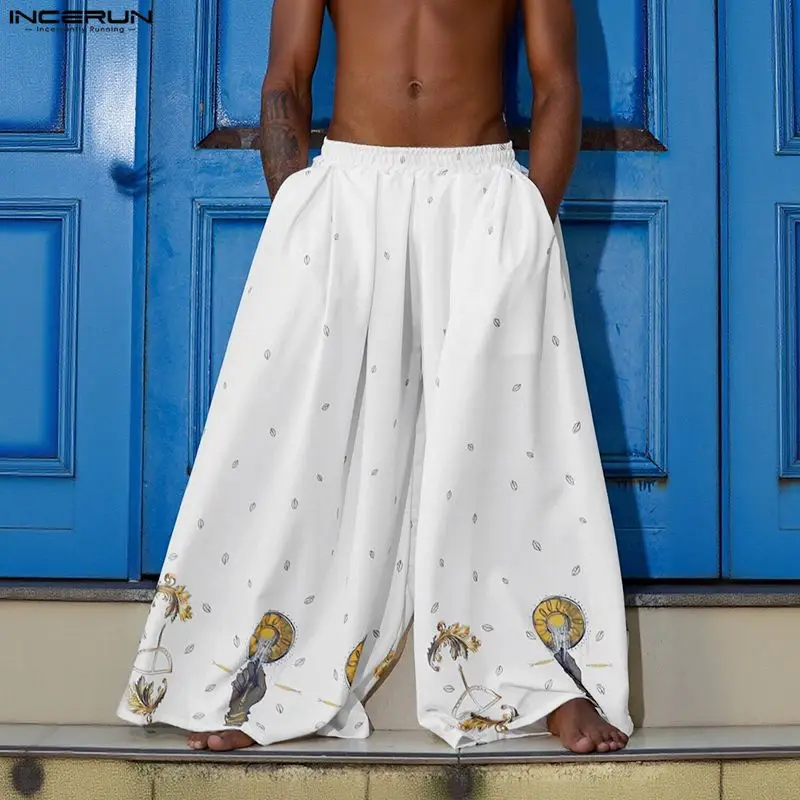 INCERUN Męskie spodnie z szero – Ethnic Fashion Men recenzja i cena