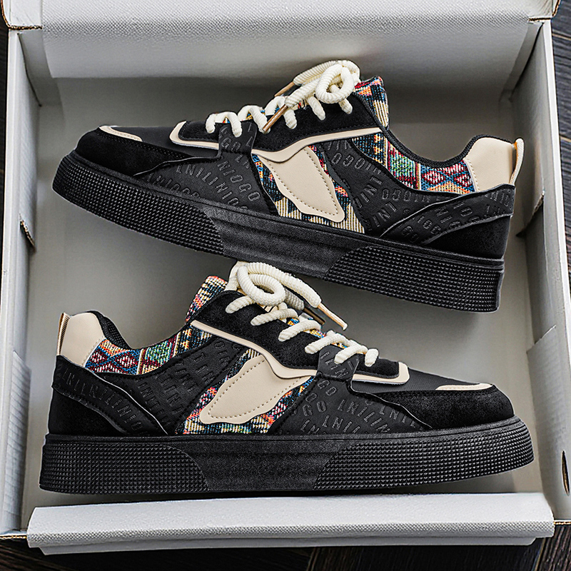 Męskie sneakersy vintage z pat – Ethnic Fashion Walk recenzja i cena