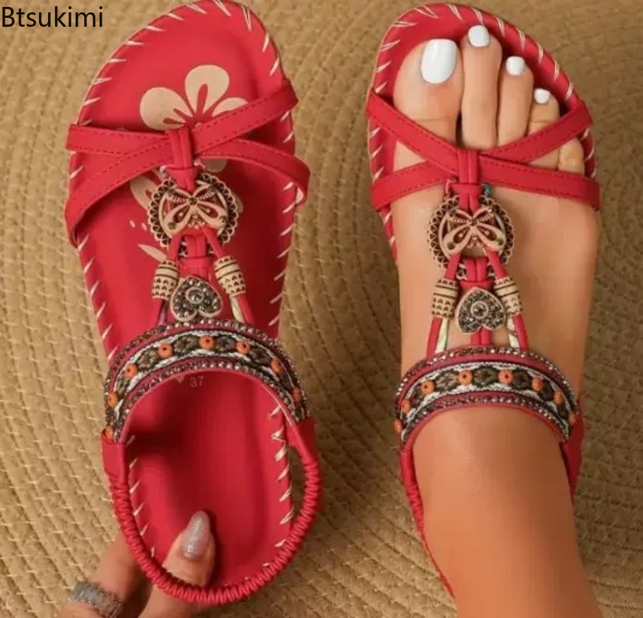 Damskie sandały w stylu bohemy – Ethnic Fashion Women recenzja i cena