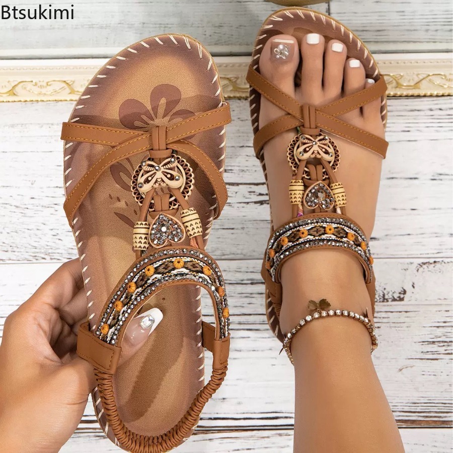 Damskie sandały w stylu bohemy – Ethnic Fashion Women recenzja i cena