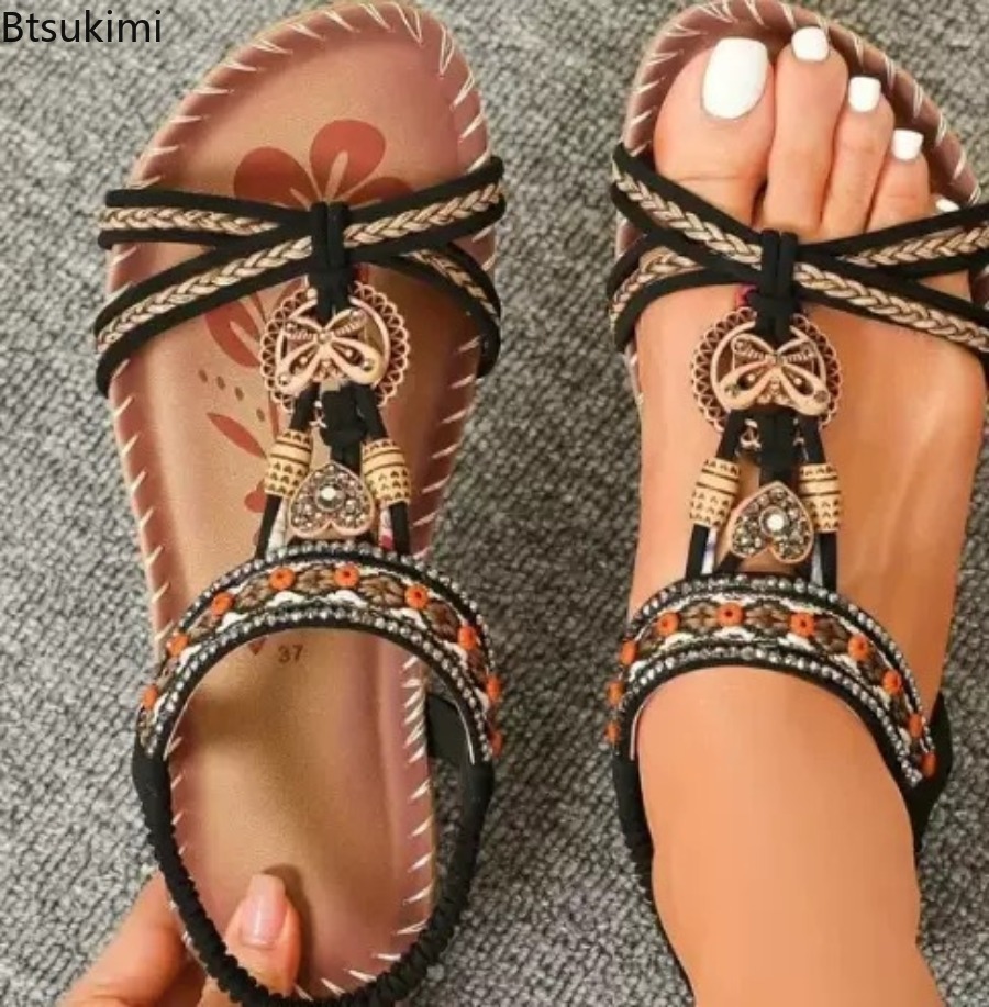 Damskie sandały w stylu bohemy – Ethnic Fashion Women recenzja i cena