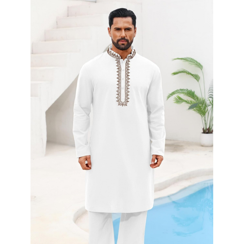 Męski kaftan Thobe, bawełniana – Kurta Men Cotton recenzja i cena