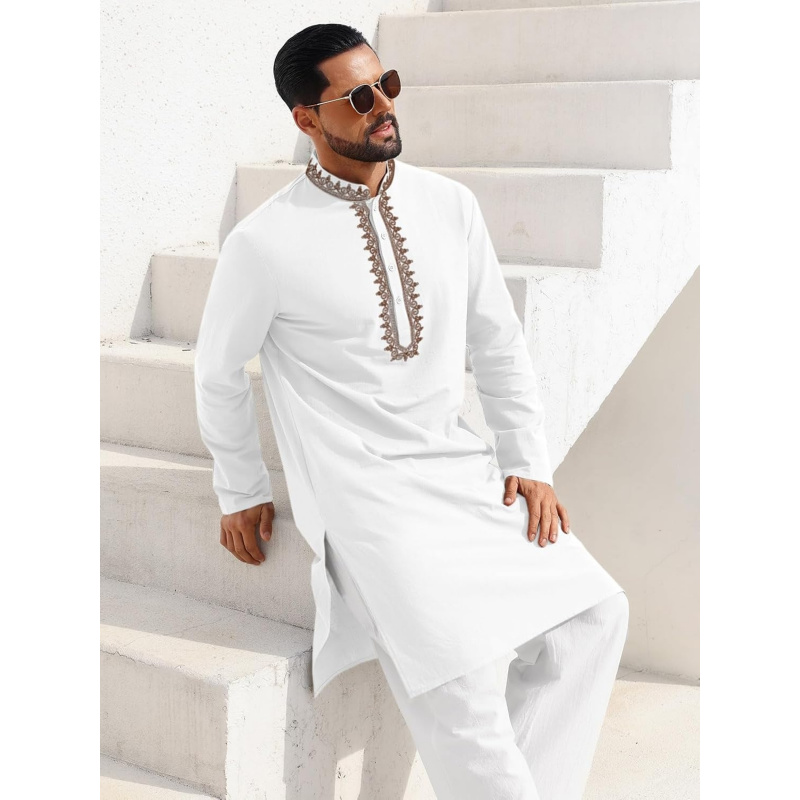 Męski kaftan Thobe, bawełniana – Kurta Men Cotton recenzja i cena