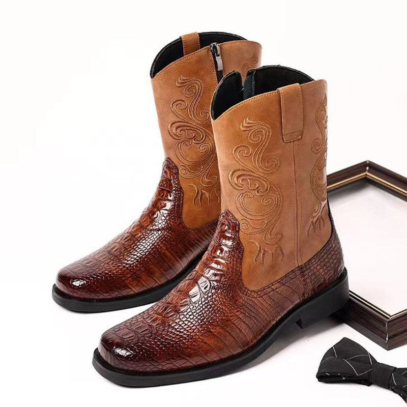 Modne, tłoczone męskie buty ko – Ethnic Fashion Men recenzja i cena