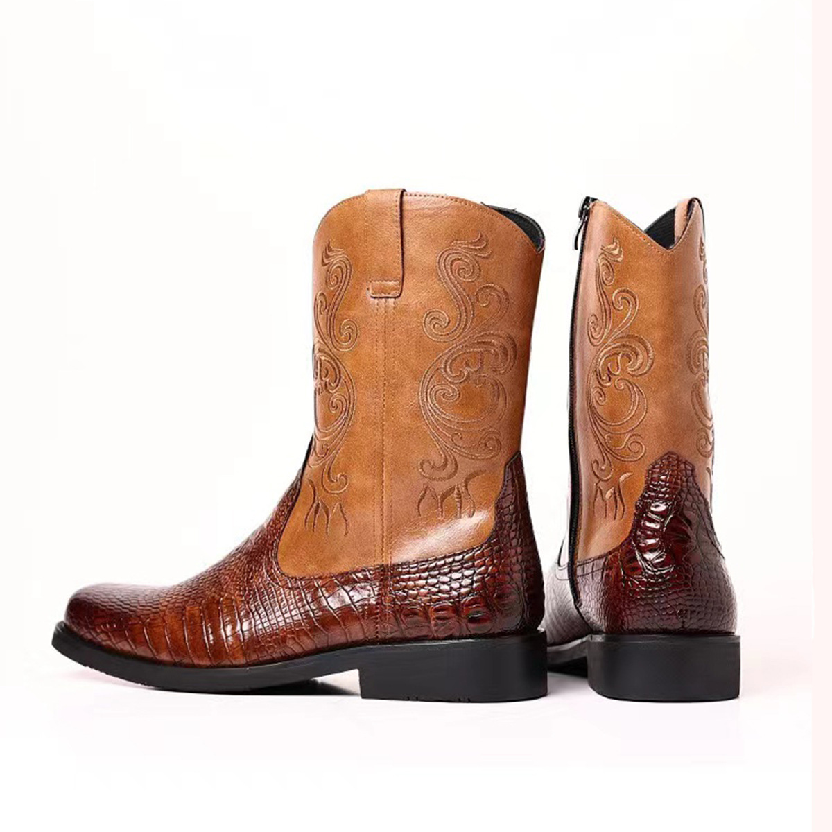 Modne, tłoczone męskie buty ko – Ethnic Fashion Men recenzja i cena