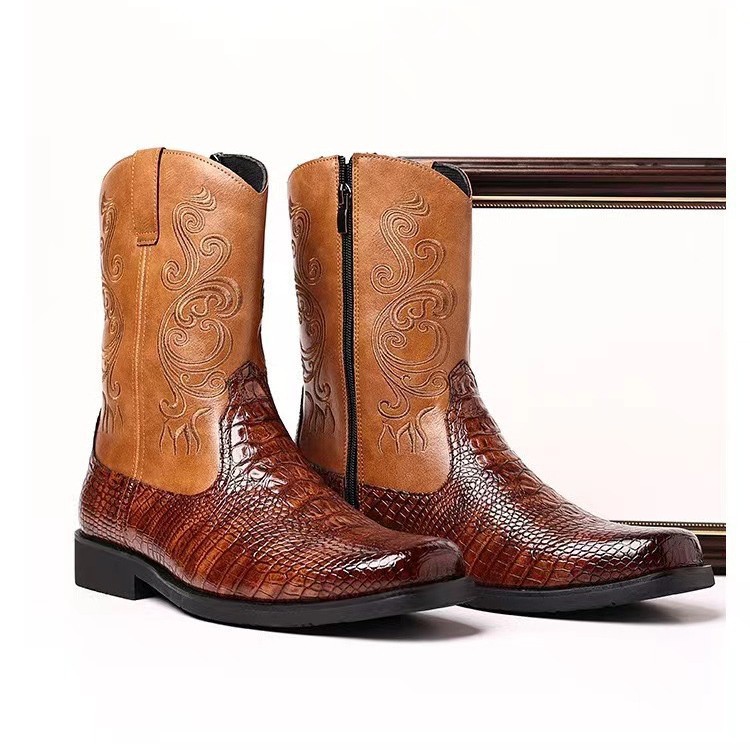 Modne, tłoczone męskie buty ko – Ethnic Fashion Men recenzja i cena