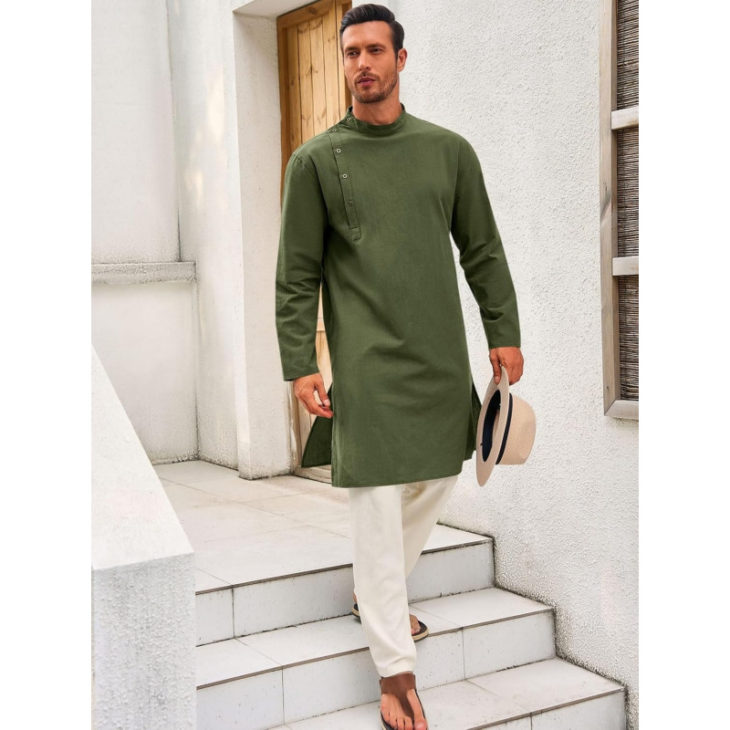 Męski kaftan, toba, szata, kos – Kurta Men Cotton recenzja i cena