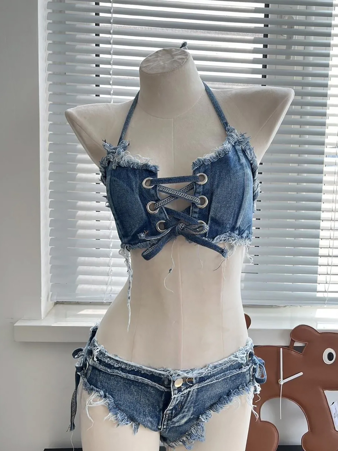 Dżinsowe bikini, seksowny stró – Ethnic Clothing & Online Fashion Store Khaadi Pk recenzja i cena