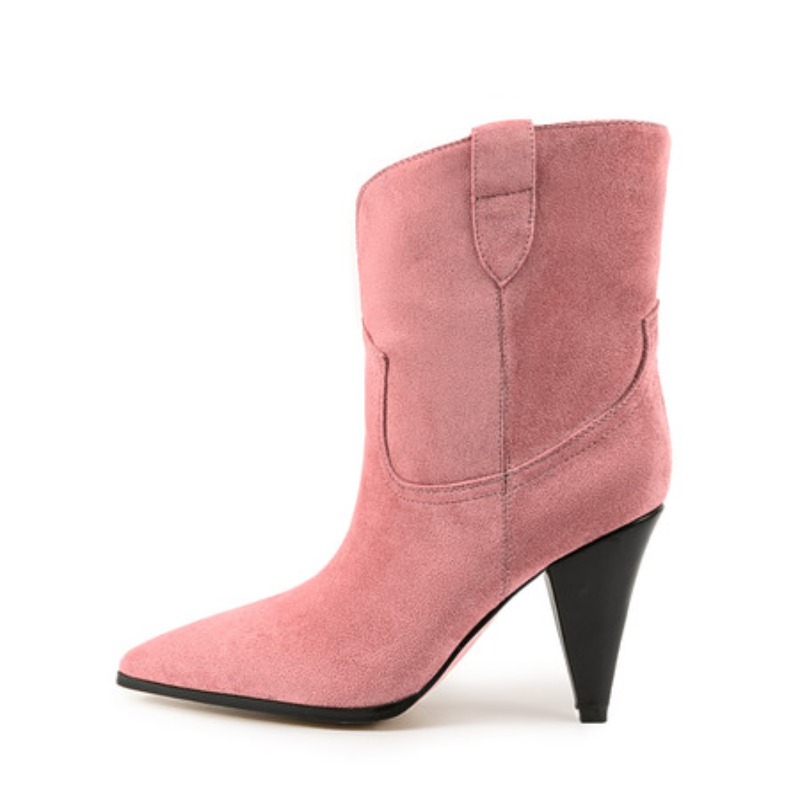 Dwukolorowe botki na szpilce,  – Ethnic Fashion Women recenzja i cena