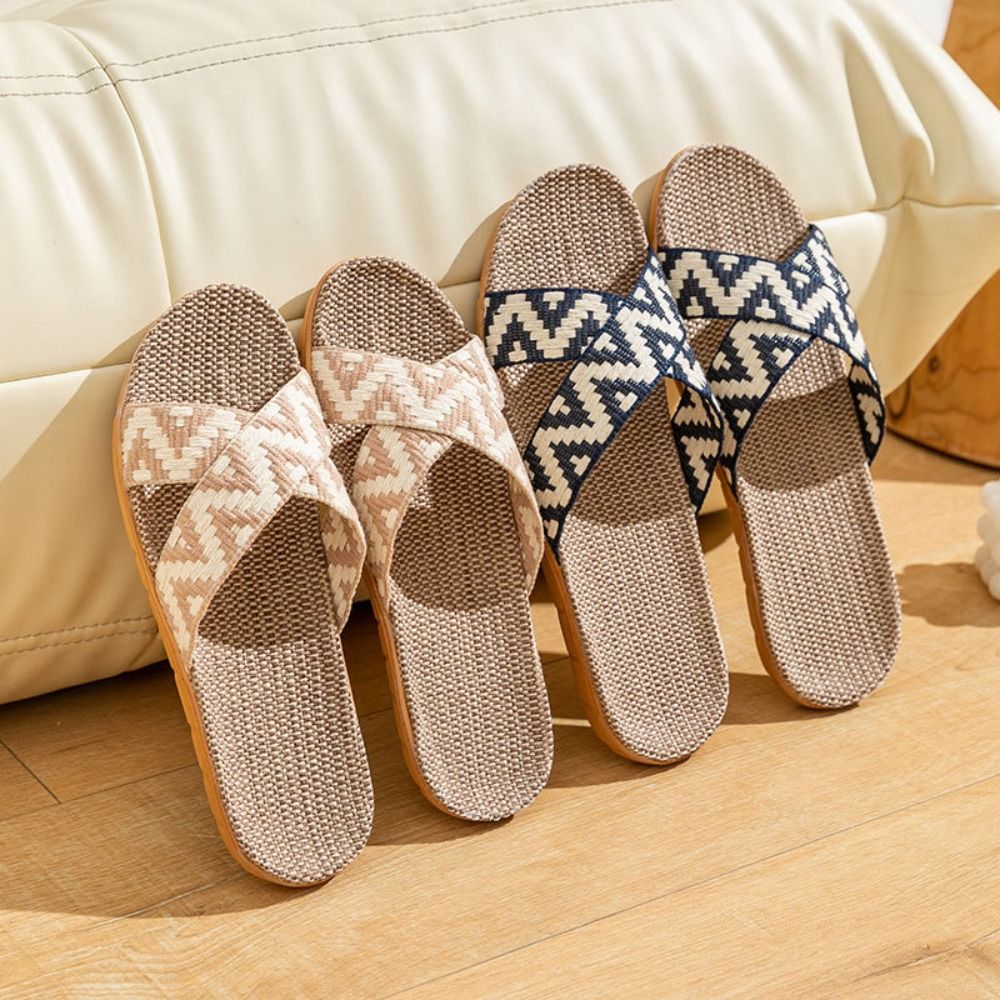 Modne etniczne lniane klapki z – Ethnic Fashion Women recenzja i cena