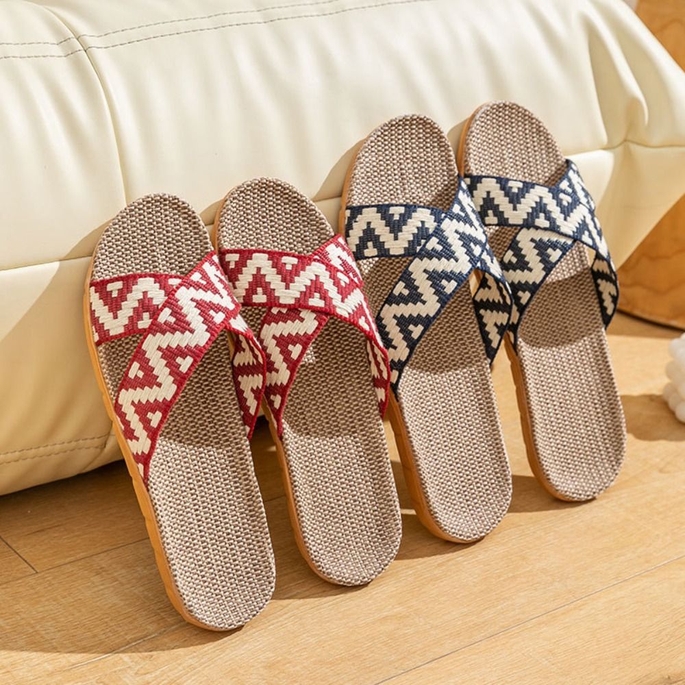 Modne etniczne lniane klapki z – Ethnic Fashion Women recenzja i cena